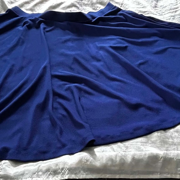 MIDI SKIRT, COBALT BLUE, SIZE 24, MADE IN CANADA!, PULL ON, MICHEL STUDIO for - Picture 7 of 10